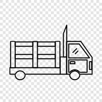 heavy, trucking, transport, cargo icon svg