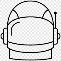 Helm, Raum, Astronaut, Space Shuttle symbol