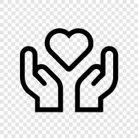 help, support, empathy, kindness icon svg