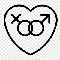 heterosexual, man, woman, marriage icon svg