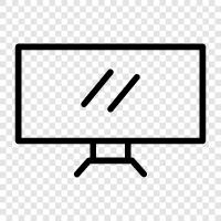 yüksek çözünürlüklü led, led hd, led ekran, led tv ikon svg