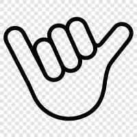 high five, fist bump, hello, peace icon svg
