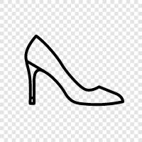 high heels, shoes, boots, pumps icon svg