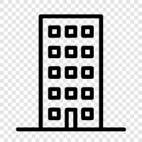 Highrise, Condo, Apartment, Tower Block icon svg