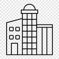 highrise, skyscraper, architecture, engineering icon svg