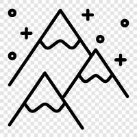 high, mountain, peak, summit icon svg