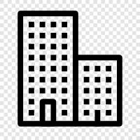 highrise, architecture, construction, Skyscraper icon svg