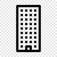 highrise, building, construction, skyline icon svg