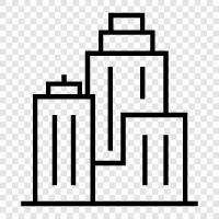 highrise, skyscraper, building, structure icon svg