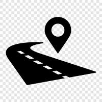 highway, drive, path, asphalt icon svg