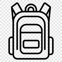 Hiking Backpack, Camping Backpack, Outdoor Backpack, Travel icon svg