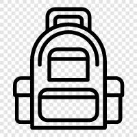 hiking, backpacking, camping, travel icon svg