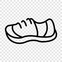 hiking shoes, boots, shoes, walking boots icon svg