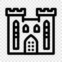 historic, architecture, ruin, legend icon svg