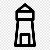 history, lighthouse keeper, lighthouses, light icon svg