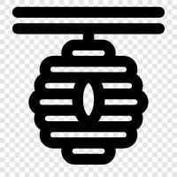 Hive, Beehive House, Honey, Beekeeping icon svg