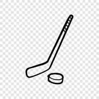 Hockey, Stick, Curve, Physics icon svg