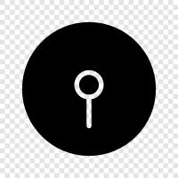 hole, key, lock, door icon svg