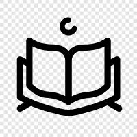 holy book, Islam, Muslims, Quranic icon svg