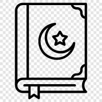 holy book, Muslims, Islam, Quran icon svg