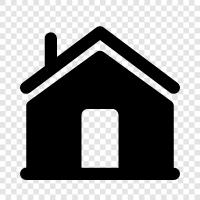 home, dwellings, shelter, abode icon svg