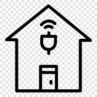 Home Automation, Smart Home, Home Security, WiFi icon svg