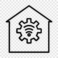 Home Automation, Home Security, Home Automation System, Home Security System symbol