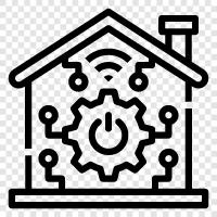 Home Automation, Home Security, Smart Appliances, Home Automation Systems symbol