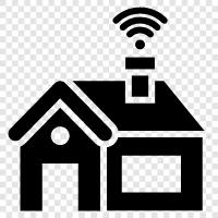 Home Automation, Home Security, Smart Appliances, Smart Lighting symbol