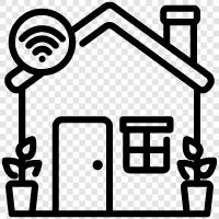 Home Automation, Home Security, Home Theater, Smartphone Integration icon svg