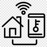 Home Automation, Smart Home, Steuerung, Sensoren symbol