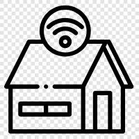 Home Automation, Home Security, Smart Appliances, Smart Lighting symbol