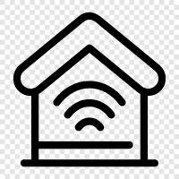 Home Automation, Home Security, Smart Lighting, Home Audio symbol