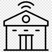 Home Automation, Home Security, Smart Lighting, Smart Appliances icon svg