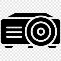 home cinema projector, mini projector, portable projector, 3d projector icon svg