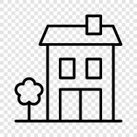 home, residence, family, people icon svg
