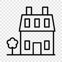 home, real estate, mortgages, decorating icon svg