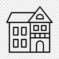 home, real estate, new home, single family icon svg