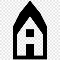 home, abode, residence, shelter icon svg