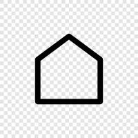 home, residence, room, place icon svg