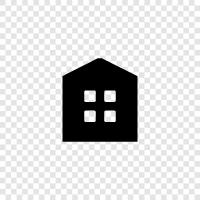 home, real estate, rental, property icon svg