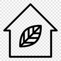 home eco, green home, sustainable home, eco home icon svg