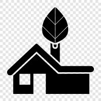 home, architecture, decoration, color icon svg