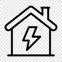 home energy, home improvement, energy efficiency, solar energy icon svg