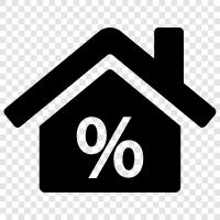 Home Equity, Hypothek, Home Loan, Home Prozent symbol