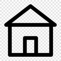 home, residence, accommodation, shelter icon svg