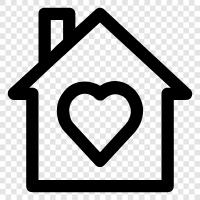 home, accommodation, rental, lease icon svg