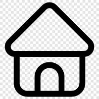 home, residence, abode, dwelling icon svg