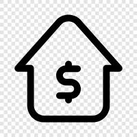 home mortgage, mortgage, home equity, refinancing icon svg