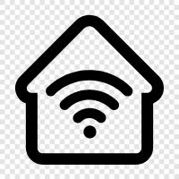 home network, broadband, internet, wifi icon svg